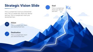 Path to Success Template Vision Slide 