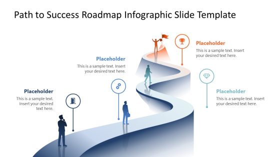 Path to Success Roadmap Template for Presentation 