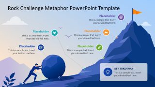 Customizable Rock Challenge Infographic Template for PowerPoint 