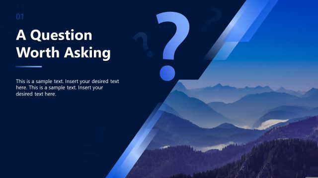 A Question Worth Asking – Leadership Personal Story Template