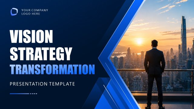 Vision Strategy Transformation PowerPoint Template