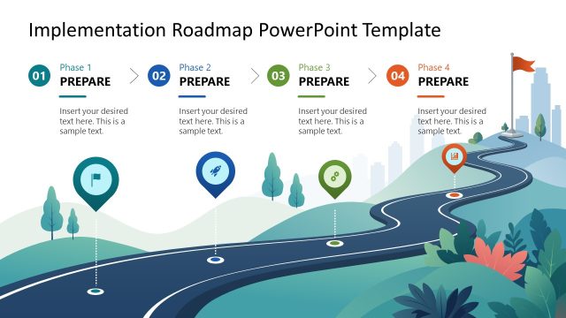 Implementation Roadmap PowerPoint Template