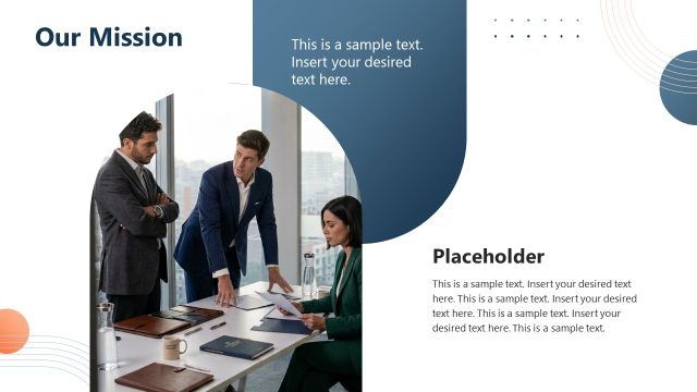 Mission Presentation Slide for Company Slide Deck