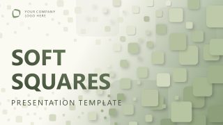 Soft Squares PPT Template Layout 