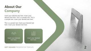 Soft Squares PPT Template Deck 