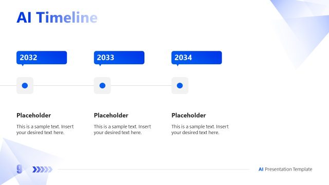 Timeline Diagram Slide – AI Presentation Slide Template