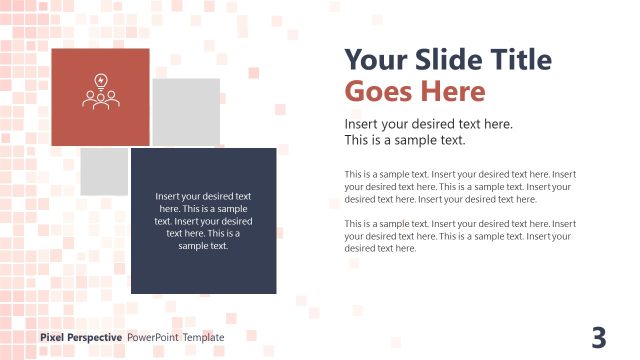 Three Section Content Layout for Pixel Perspective