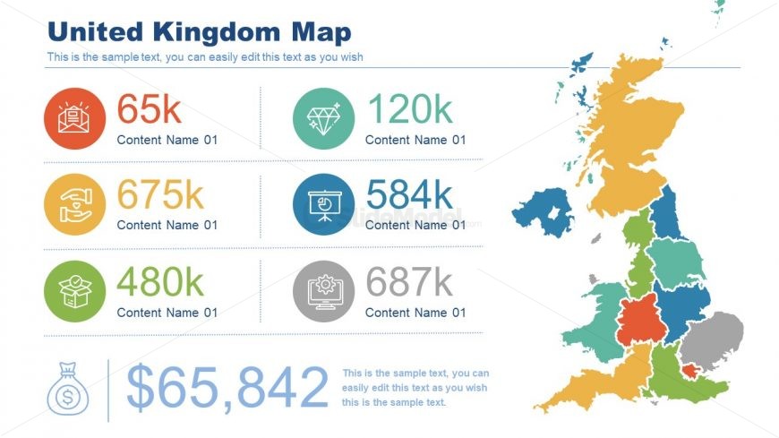 United Kingdom Map Slide 