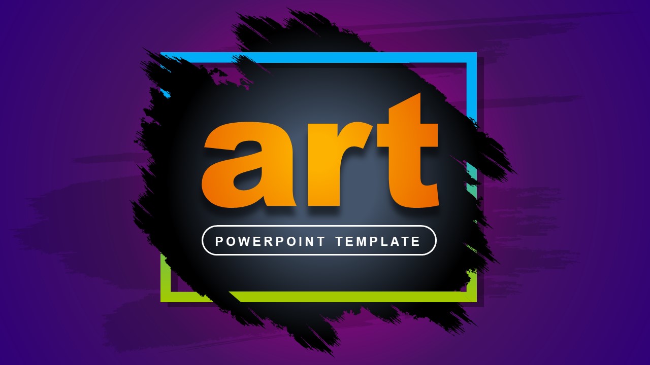 art-powerpoint-template-slidemodel