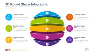 3D Circular Diagram Template