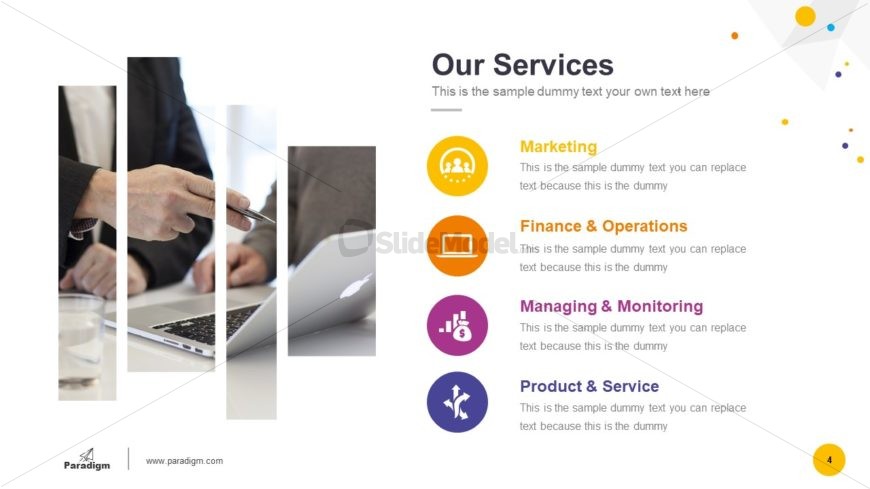 Presentation of Business Services