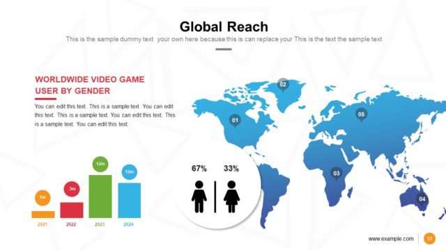Global Reach Map Games PowerPoint