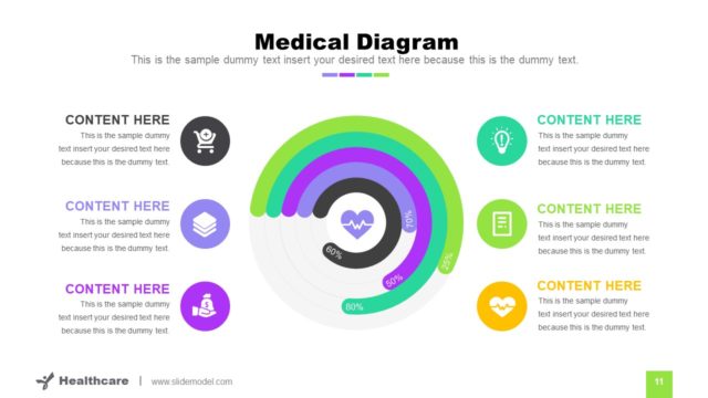 Medical Diagram Slide Healthcare PowerPoint