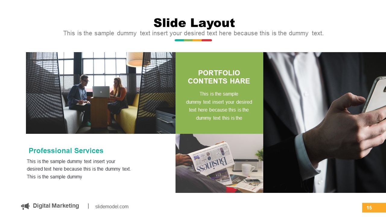 Marketing Portfolio Template