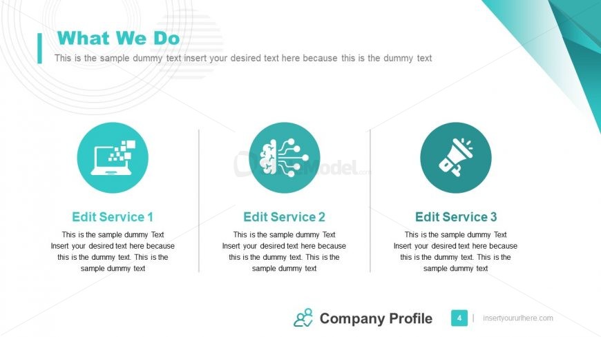 Infographic PowerPoint for Business Services