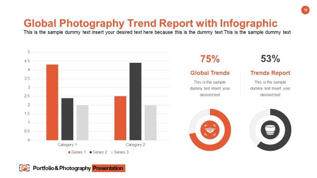 Global Analysis Chart PowerPoint for Photography