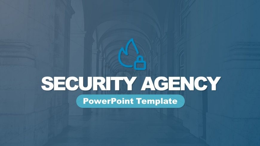 Pitch Deck Template for Security Agency