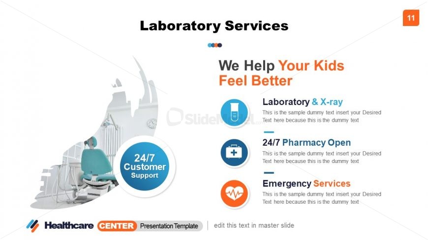 PowerPoint Healthcare Center Laboratory Service 