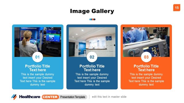 Image Gallery Blue Theme Template