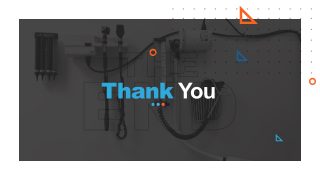 PPT Thank You Slide Background for Healthcare Center 