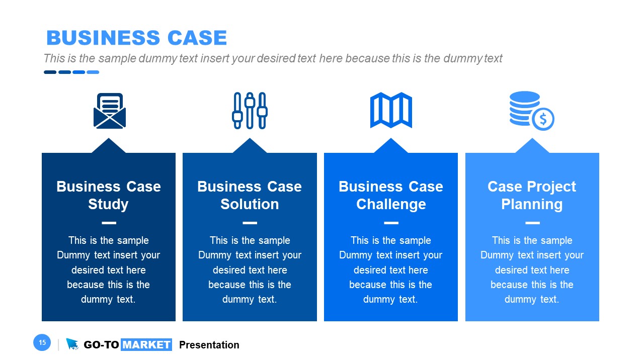Business Case Marketing Diagram PowerPoint - SlideModel With Business Case Presentation Template Ppt
