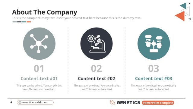 Genetics Company Information Template