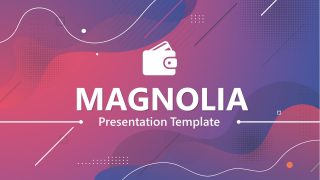Magnolia PowerPoint template preview