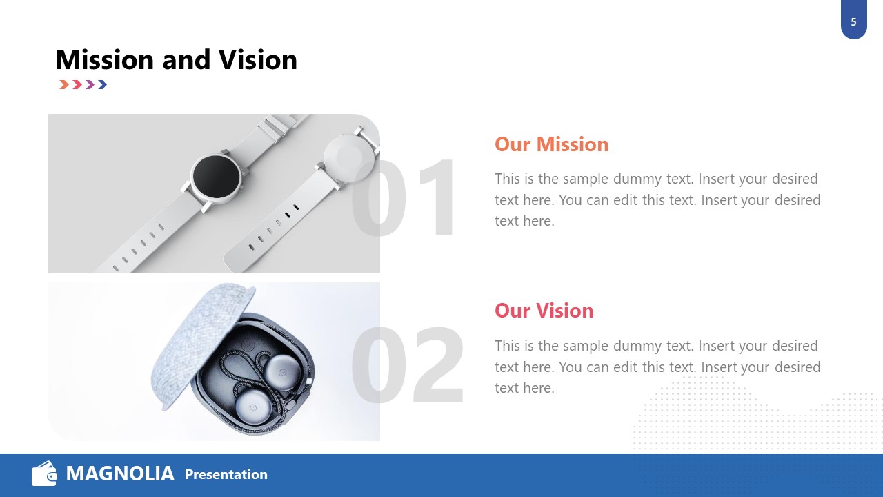 Pitch Deck Mission and Vision 