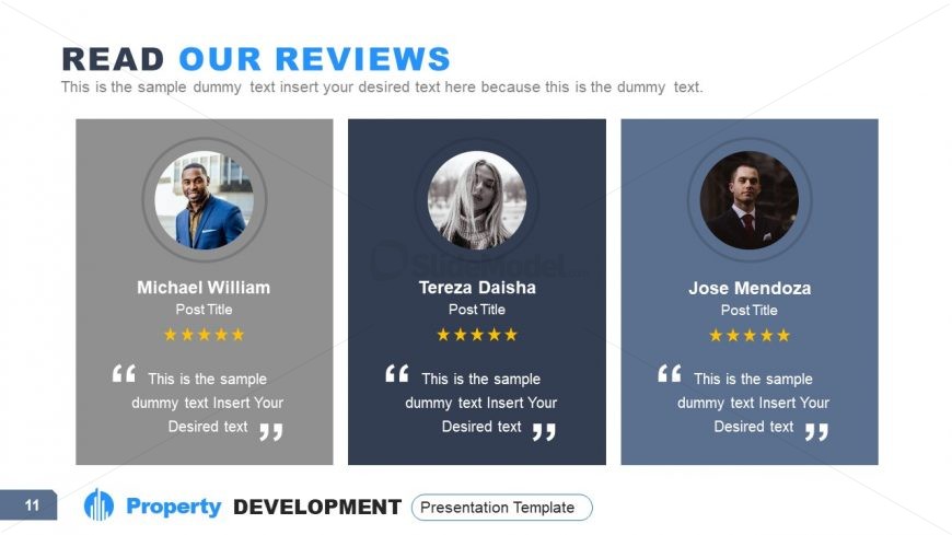 3 Segments of Property Development Reviews