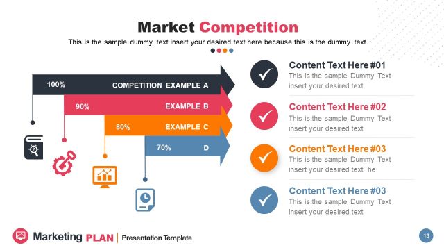 Market Competition Graphics Template