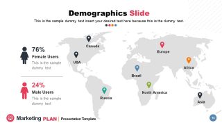 World Map for Global Reach for Business 