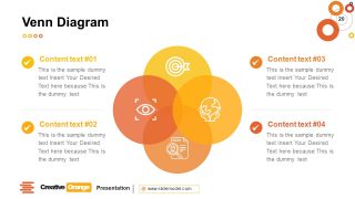 4 Entities Venn Diagram Template 