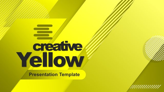Creative Yellow PowerPoint Template