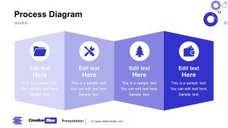 Process Flow PowerPoint Business PowerPoint Blue