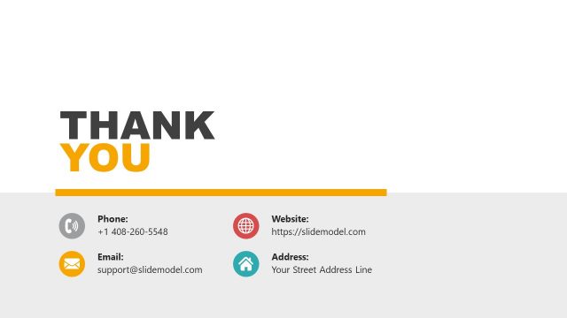 Influencer Template Thank You Slide