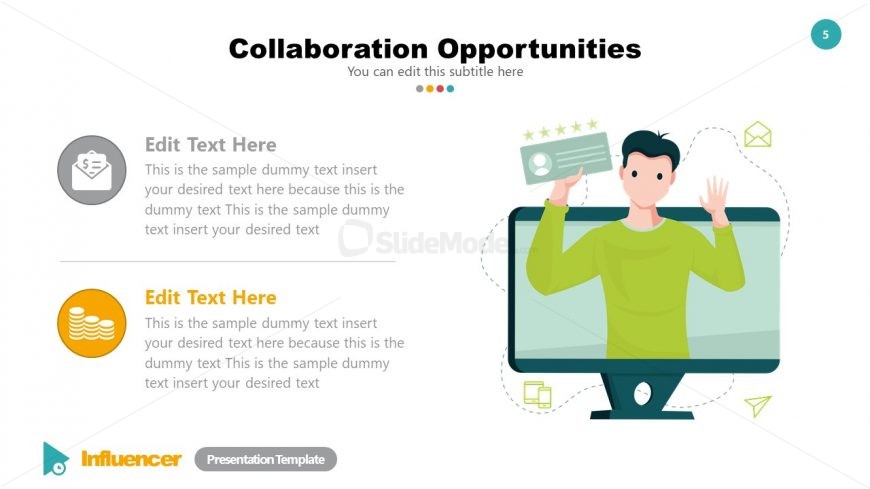 Collaboration Ideas Template Influencer Deck