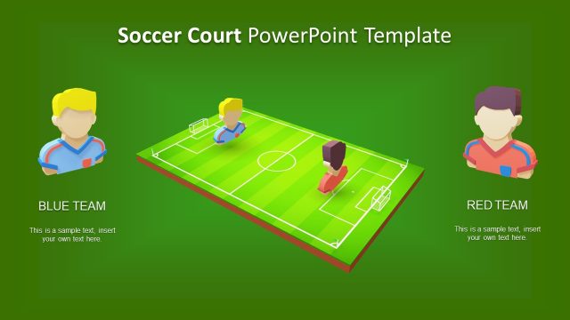 Slide of Soccer Court Animation