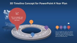 Animated 3D Timeline Roadmap