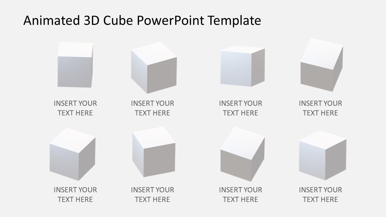 Animated 3d Cube Powerpoint Template Slidemodel