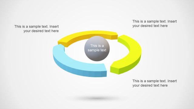 3D Diagram with Animated 3 Steps