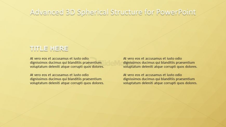 Core Layer of 4 Layered Spherical Structure