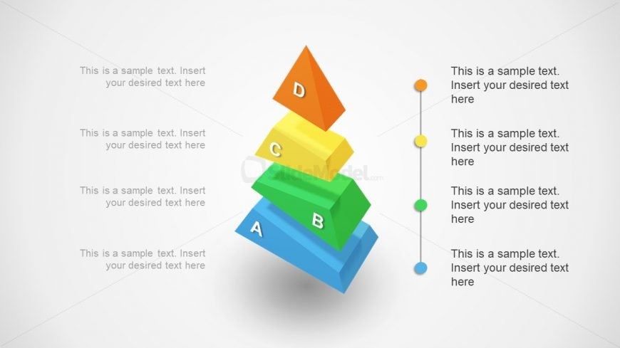 4 Level Pyramid 3D Presenttaion