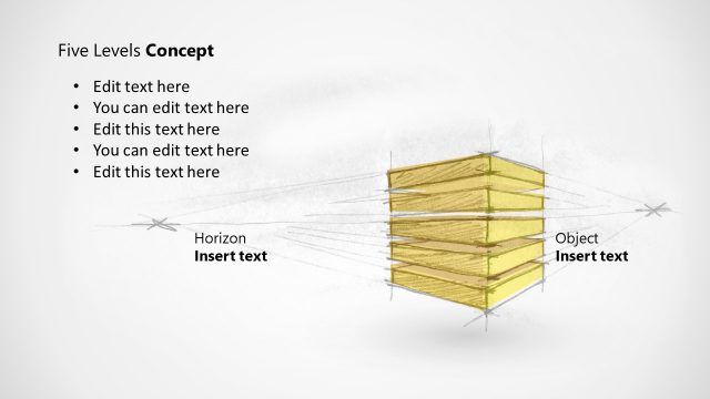 3D Animated Diagram of 5 Level Sketch