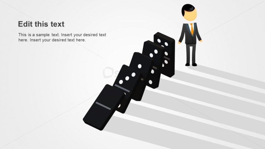 Domino Template Creative 3D Design