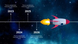 3D Presentation of Timeline Concept