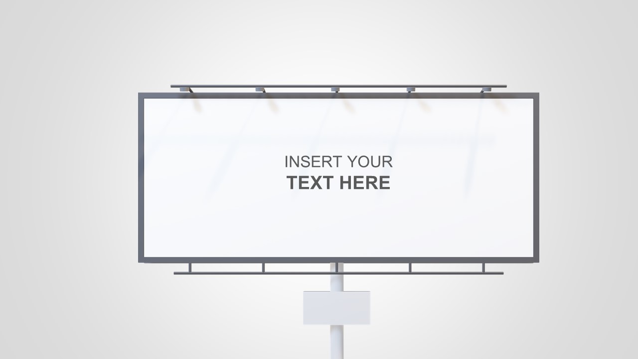 3D PowerPoint Billboard for Pormotion