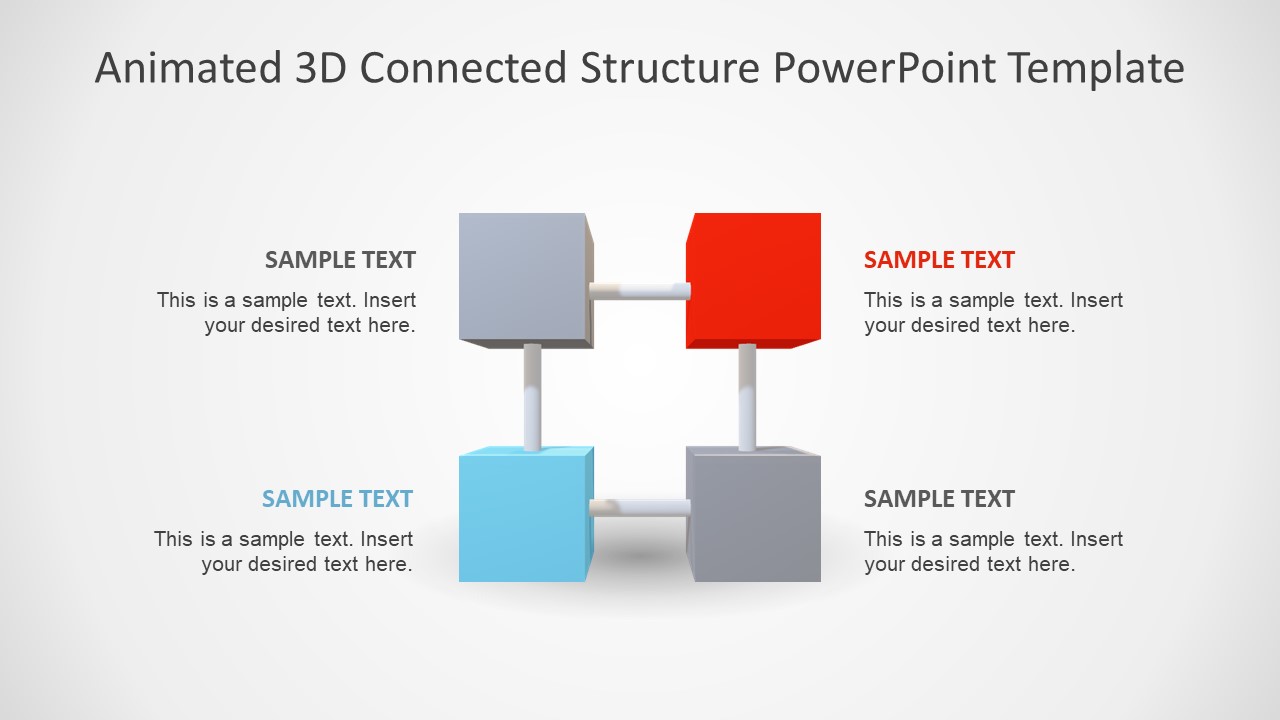 Layout of Animated 3D Cubes