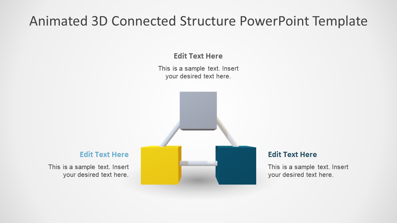 Triangular PPT 3D Template