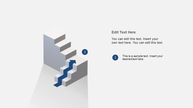 2 Steps Multi-Level PowerPoint Diagram