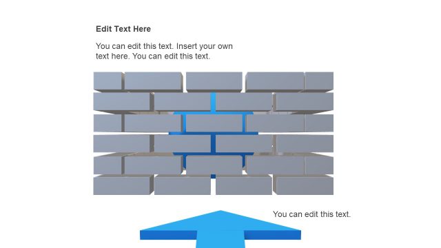 3D Model of Brick Wall Crossing PPT